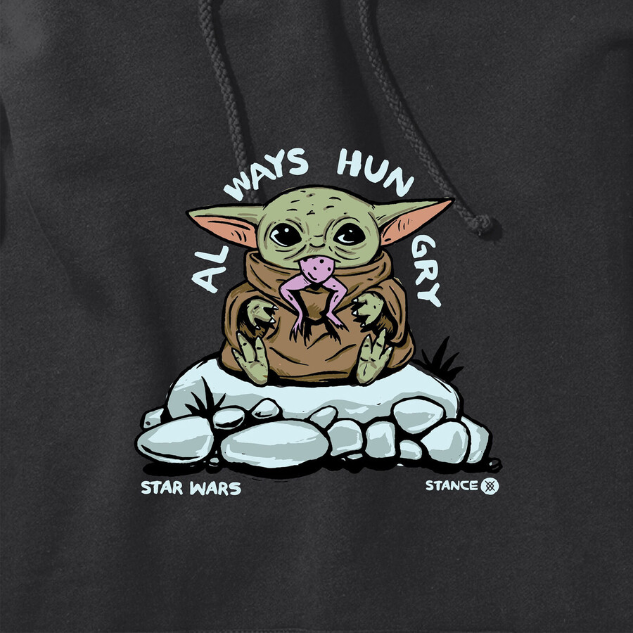 star wars stance always hungry hoodie